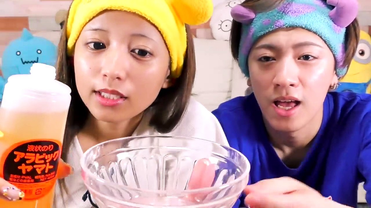【無駄にエロい】 男女で乾いた液体ノリを剥がすとアレにしか聞こえないww【ASMR音フェチ】