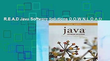 R.E.A.D Java Software Solutions D.O.W.N.L.O.A.D