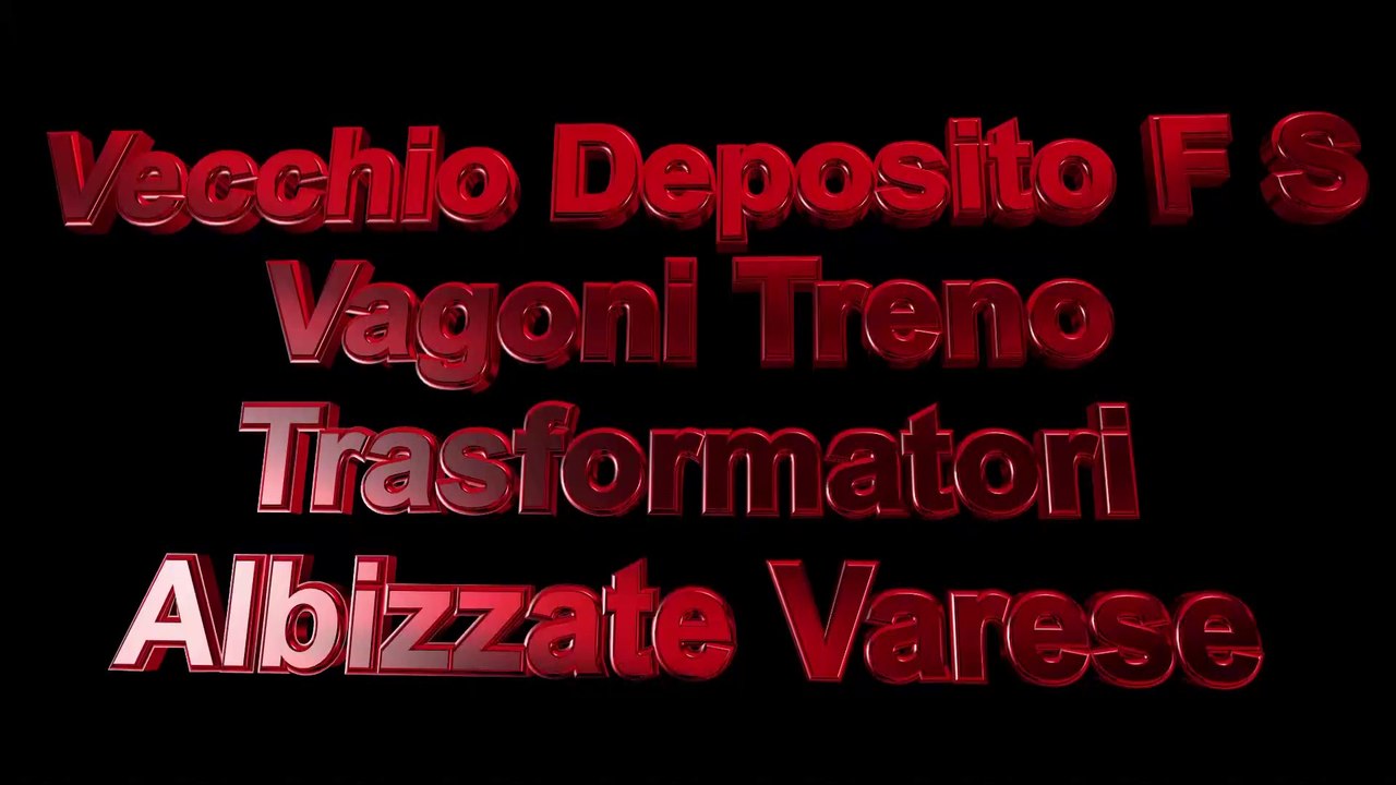 Vecchio Deposito Ferroviario F.S  Vagoni e Trasformatori Albizzate Varese Dally