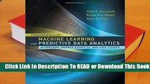 Online Fundamentals of Machine Learning for Predictive Data Analytics: Algorithms, Worked