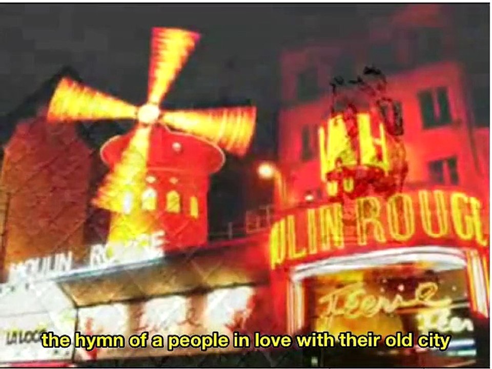 Edith Piaf Sur Le Ciel de Paris 1954 English subtitles