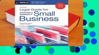 Best product  Legal Guide for Starting & Running a Small Business - Fred S Steingold