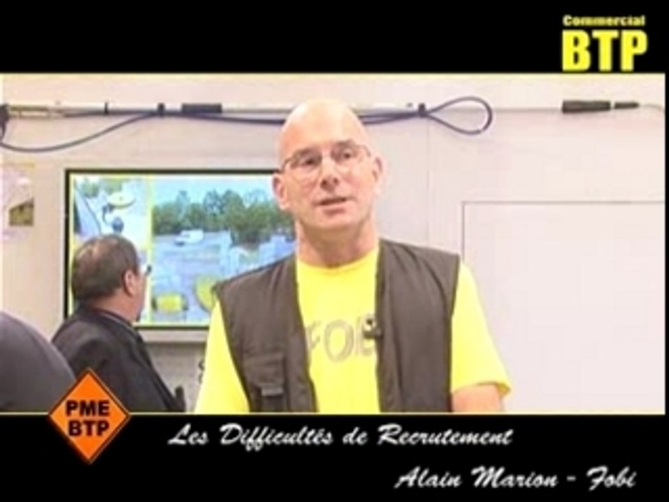 Commercial BTP: Alain Marion