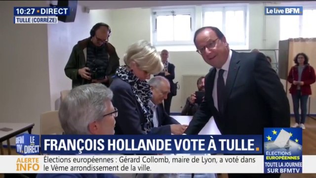 Européennes: Laurent Wauquiez a voté au Puy-en-Velay