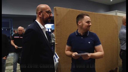Elections 2019: Charles Michel a voté à Limal