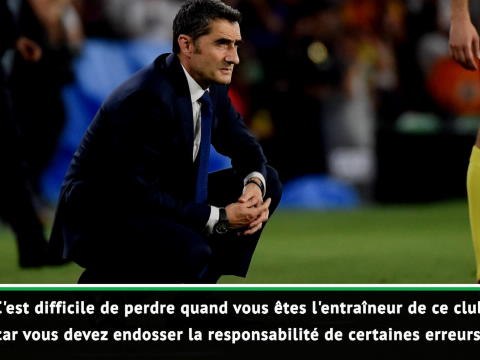 Copa del Rey - Valverde : J'endosse la responsabilité de certaines erreurs