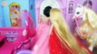 Disney Princess Snow-white Rapunzel Morning! Kamar tidur boneka putri Prinzessin Puppe Schlafzimmer | Karla D.