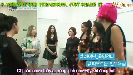 [VIETSUB] SSD E16 - UNNIES gặp TAEYEON tại phòng chờ
