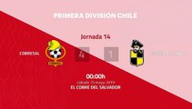 Resumen partido entre Cobresal y Coquimbo Unido Jornada 14 Primera Chile