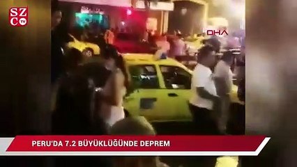 Peru'da 7.2 büyüklüğünde deprem