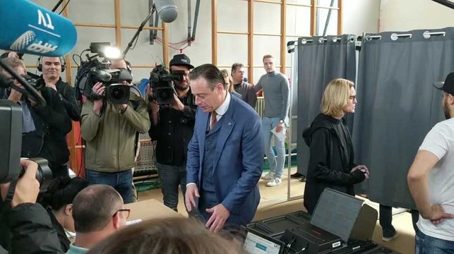 Elections 2019: Bart De Wever, N-VA, a voté à Anvers