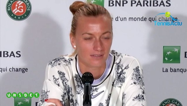 Roland-Garros 2019 - Petra Kvitova : Je me sens bien, c'est ce qui compte
