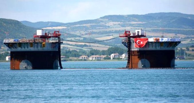 1915 Çanakkale Köprüsü Asya Kule Kesonu 24 Saatte Batırıldı