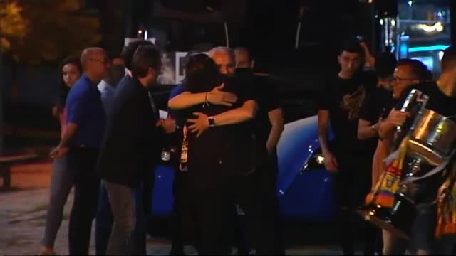 El Valencia celebra su título de Copa a orillas del Guadalquivir