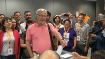 Votación de Ribó, candidato a la reelección de la alcadía de València