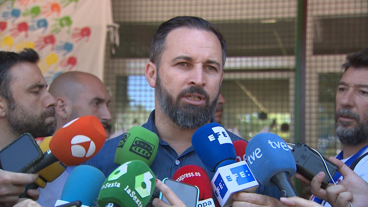 Abascal anima a los ciudadanos a votar "sin miedo"