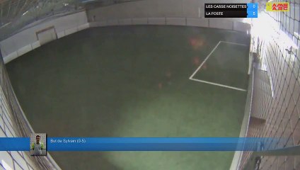 But de Sylvain  (0-5) - LES CASSE NOISETTES  Vs LA POSTE - 26/05/19 14:34 - LIGUE 4