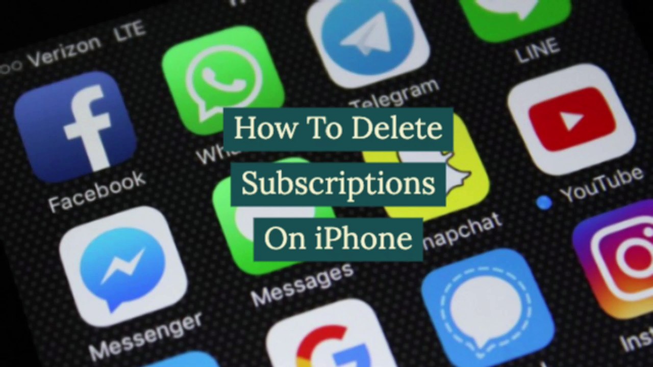 How To Delete Subscriptions On iPhone