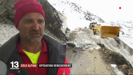 Montagne : opération déneigement dans les Alpes