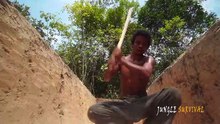 Build Swimming Pool Around Underground Temple House by Ancient Skill