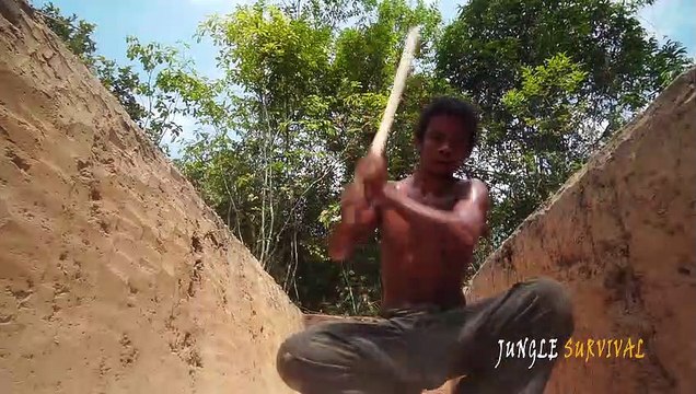 Build Swimming Pool Around Underground Temple House by Ancient Skill