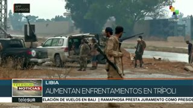 Se intensifican los enfrentamientos armados en Libia
