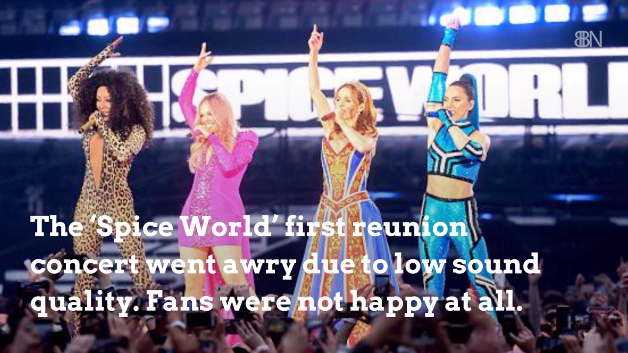 Spice World Tour Performance Gone Wrong