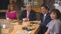 Trump se reúne con Shinzo Abe en Tokio
