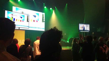 Ambiance à Ecolo avant les résultats à Bruxelles