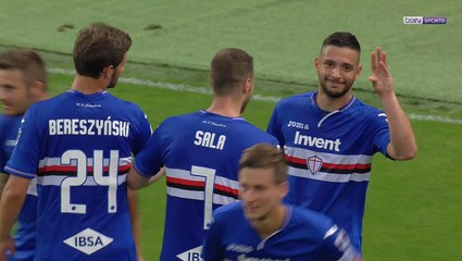 Sampdoria Gênes : Le coup franc soyeux de Caprari face à la Juve