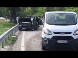 RTV Ora - Përplasen dy makina në aksin Levan-Fier, 2 të plagosur