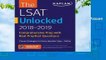 [BEST SELLING]  LSAT Unlocked 2018-2019: Proven Strategies For Every Question Type + Online