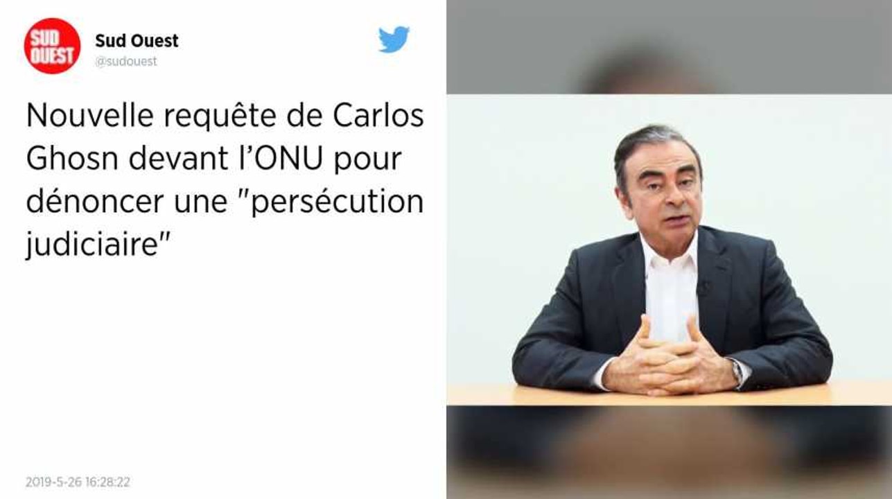 Les avocats de Carlos Ghosn en appellent à nouveau aux Nations unies