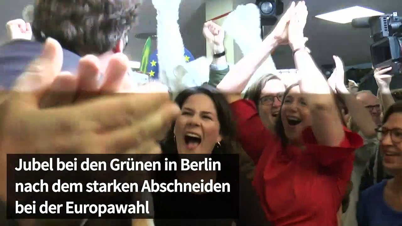 Grüne im Freudentaumel