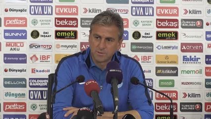 İstikbal Mobilya Kayserispor-Büyükşehir Belediye Erzurumspor maçının ardından