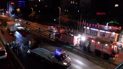 AVCILAR'DA FECİ KAZA DİZİ SETİ İÇİN ÇALIŞAN KAMYONETİN SÜRÜCÜSÜ ÖLDÜ