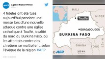 Burkina Faso. Une nouvelle attaque terroriste contre une église fait quatre morts