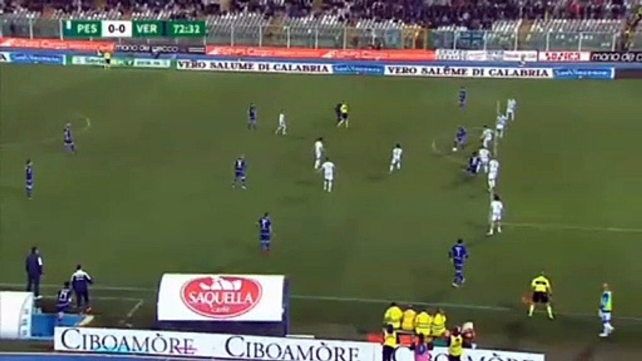 Pescara 0-1 Verona Samuel Di Carmine (penalty) Goal 26.05.2019 Italy - Serie B