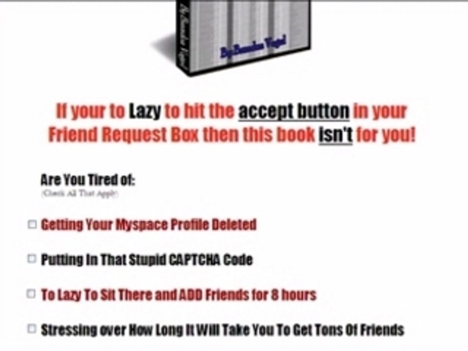 Massive Request Review How I Got 700 Myspace Friends in 24hr