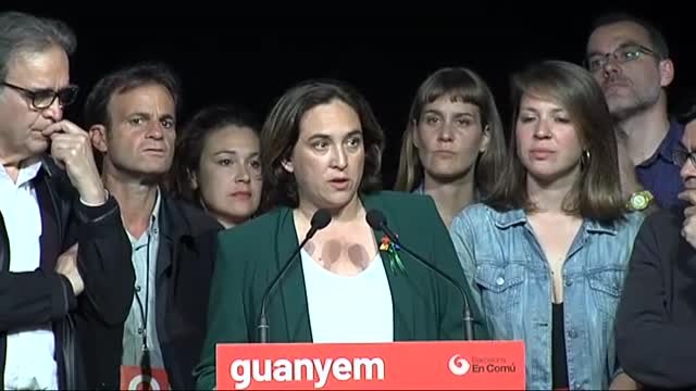 Colau: El resultado es clarísimo, Barcelona quiere que las fuerzas de izquierdas nos pongamos de acuerdo