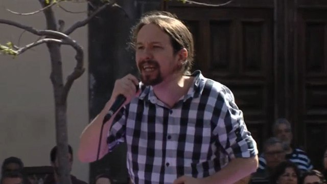 Iglesias dice que si PSOE no pacta con Rivera es porque se ha vuelto loco