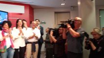 María Chivite celebra los resultados electorales del PSN
