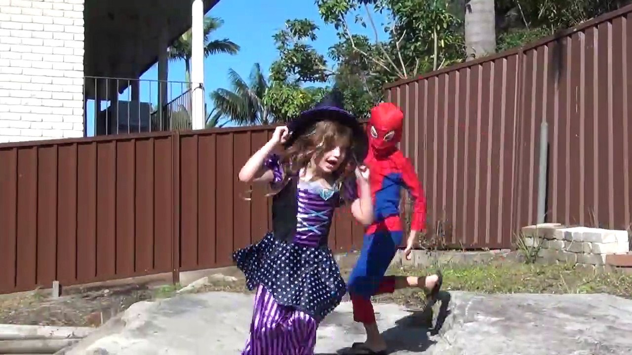 WATCH IRONMAN Save SPIDERMAN From The Purple WITCH