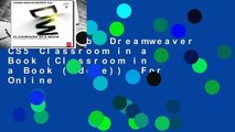 Online Adobe Dreamweaver CS5 Classroom in a Book (Classroom in a Book (Adobe))  For Online