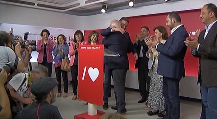 Download Video: El PSOE queda primero en las elecciones europeas