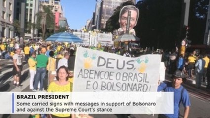 Bolsonaro supported by thousands in Brazilian cities