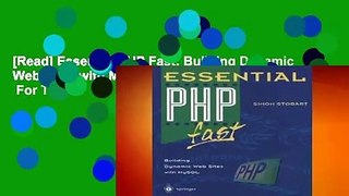 [Read] Essential PHP Fast: Building Dynamic Web Sites with MySQL (Essential Series)  For Trial