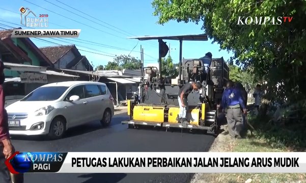Jelang Lebaran Perbaikan Jalan Pelabuhan Dikebut