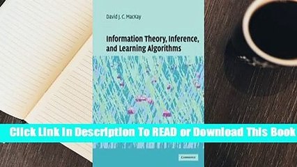 [Read] Information Theory, Inference and Learning Algorithms  For Online