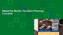 About For Books  Facilities Planning Complete